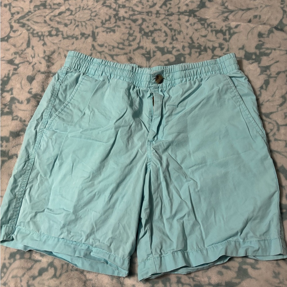 Men's Aqua Dress Shorts